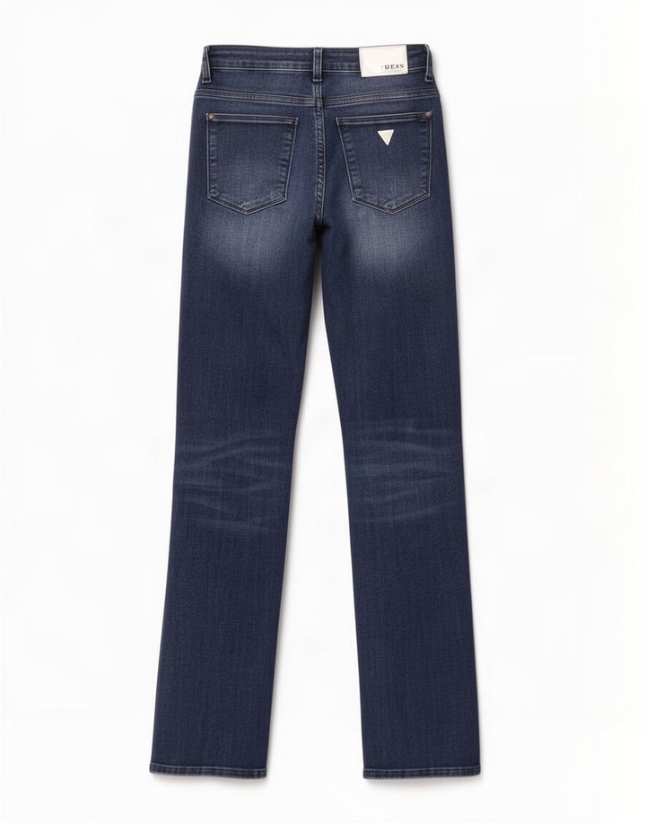 Guess Damen Sexy Straight Jeans W26 L32 Blau Polyester