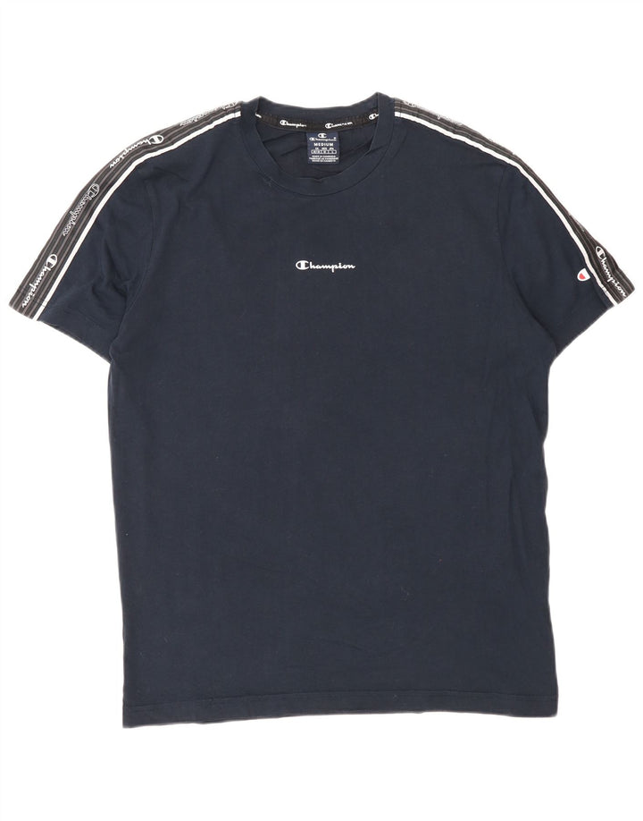 Champion Herren-T-Shirt mit Grafik, mittlere Marineblau-Baumwolle
