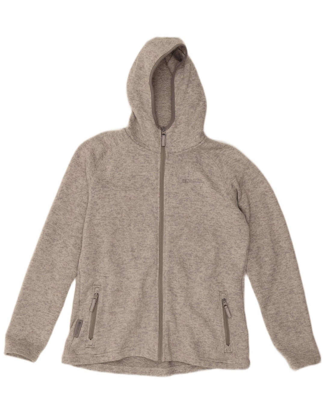 Mountain Warehouse Damen-Kapuzenpullover mit Reißverschluss, UK 14, Größe L, Grau, Polyester