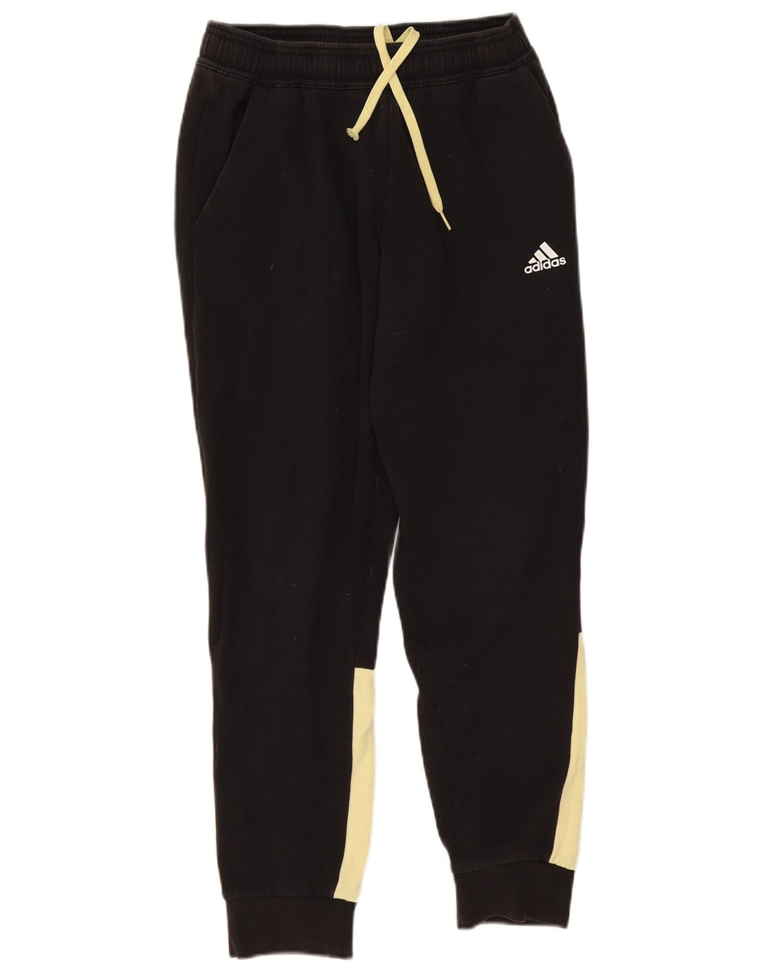 ADIDAS Damen Trainingshose Jogger UK 10 Small Black Colourblock