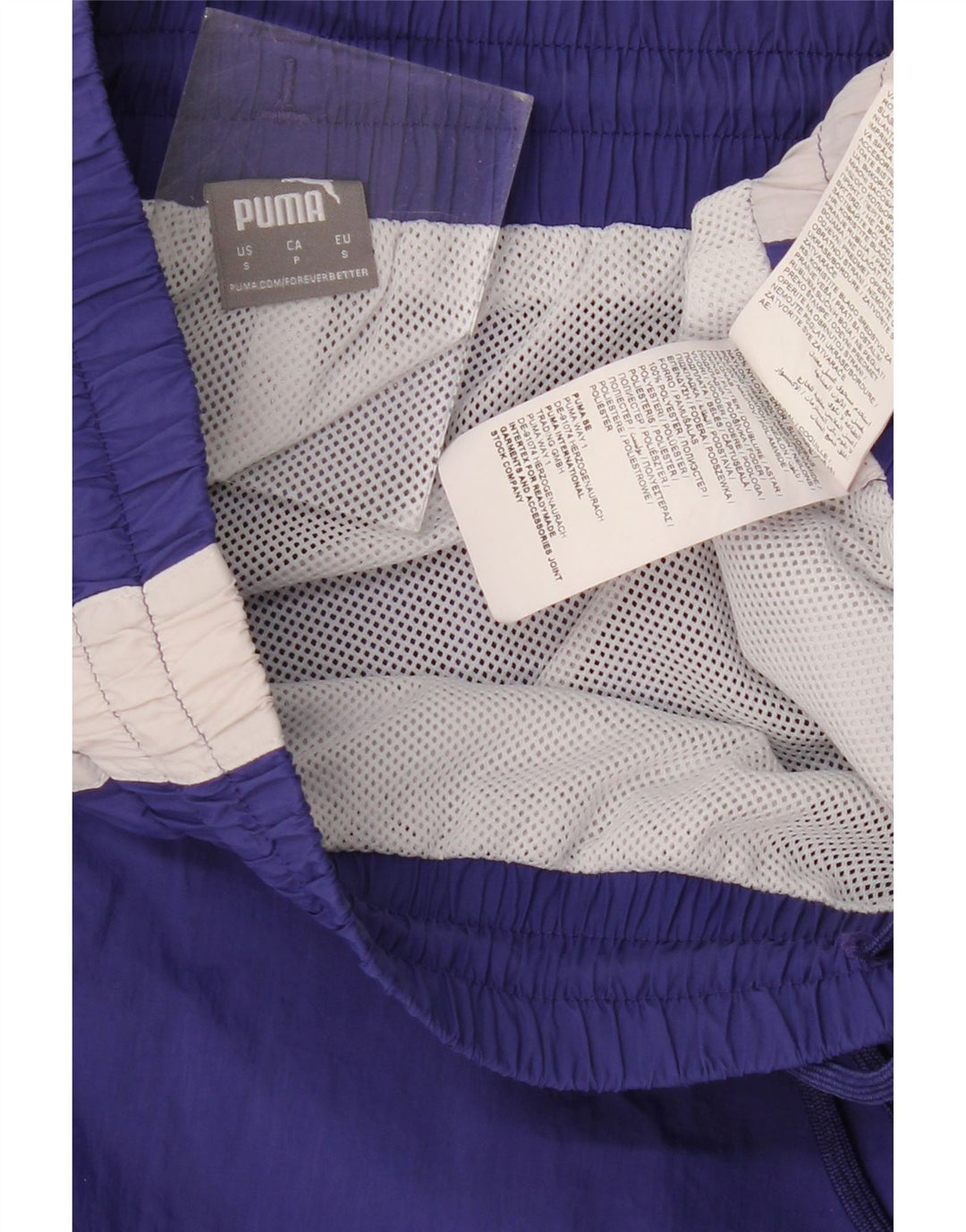 PUMA Damen Trainingshose Jogger UK 10 Small Lila Farbblock