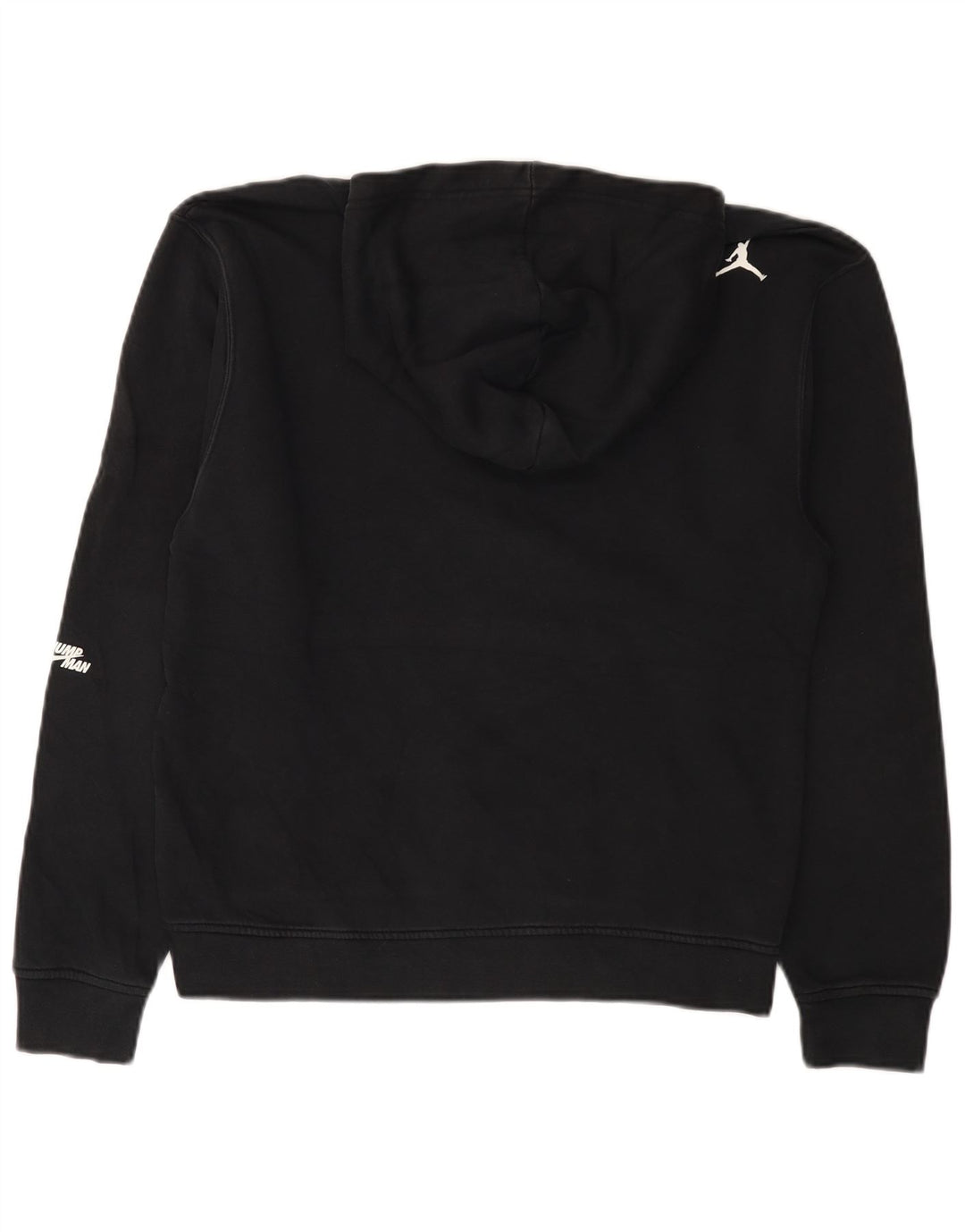 Jordan Herren-Kapuzenpullover mit Grafik, Größe S, schwarze Baumwolle