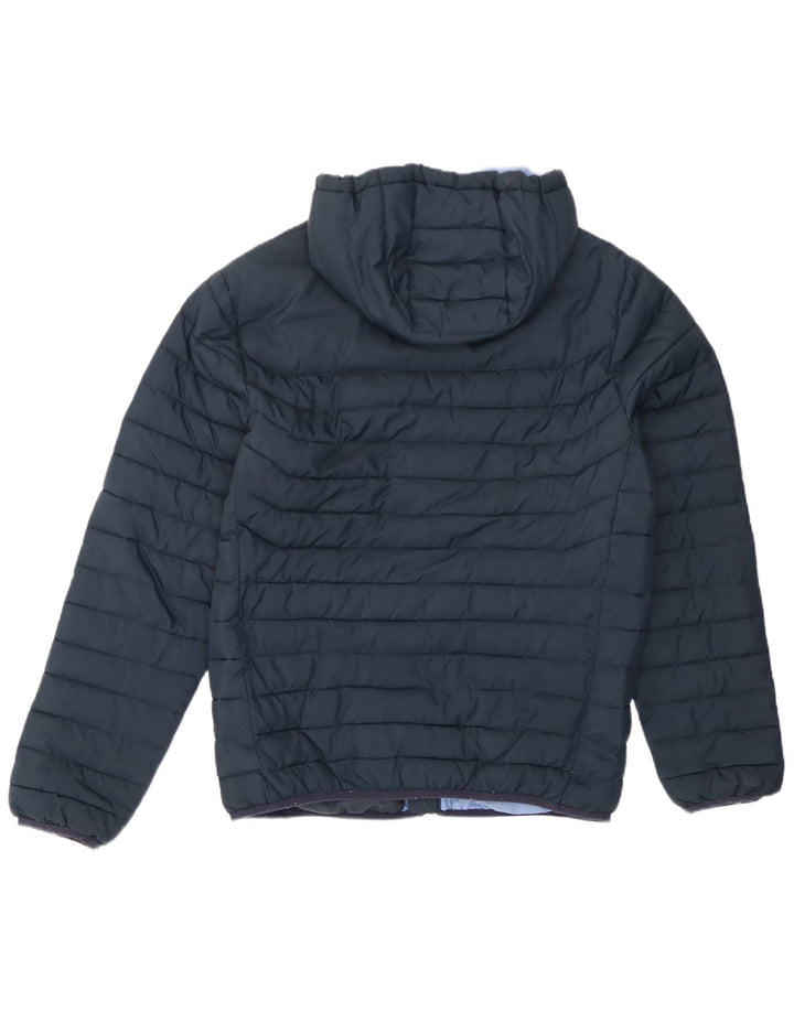 PEPE Jeans Herren-Jacke mit Kapuze, gepolstert, UK 38, mittelmarineblau, Polyester