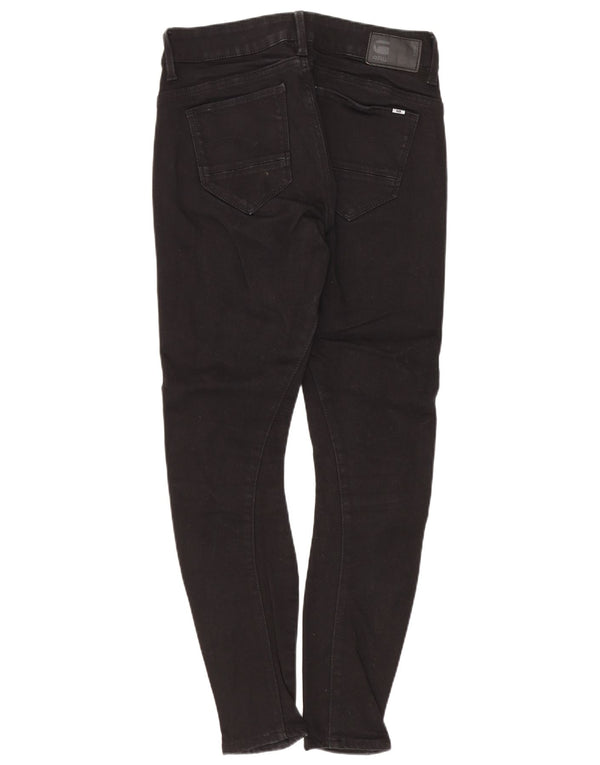 G-Star Damen Crop Skinny Jeans W25 L25 Schwarze Baumwolle