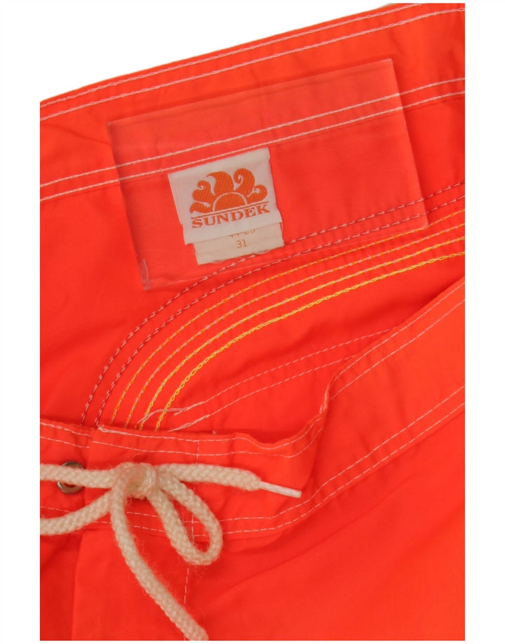 Sundek Herren Badeshorts Medium Orange Nylon