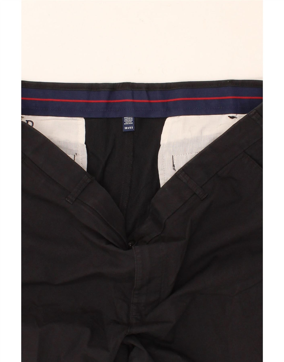 IZOD Mens Chino Shorts W38 XL Black Cotton Vintage Izod and Second-Hand Izod from Messina Hembry 