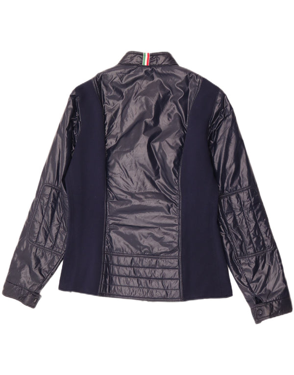 Trissi Damen Wattierte Jacke IT 54 3XL Marineblau
