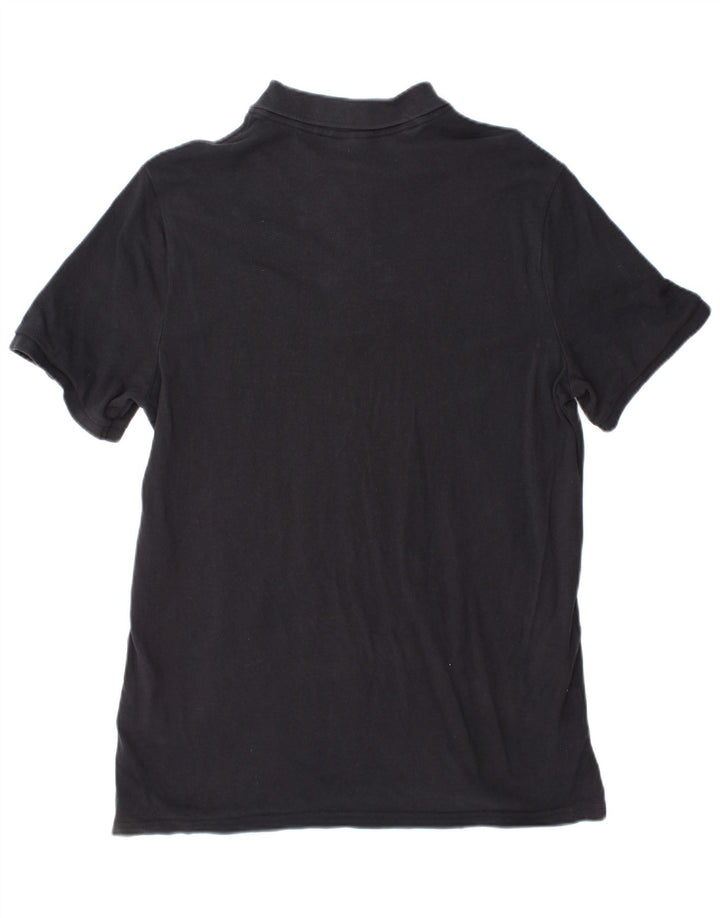 Nike Herren-Poloshirt, groß, aus schwarzer Baumwolle