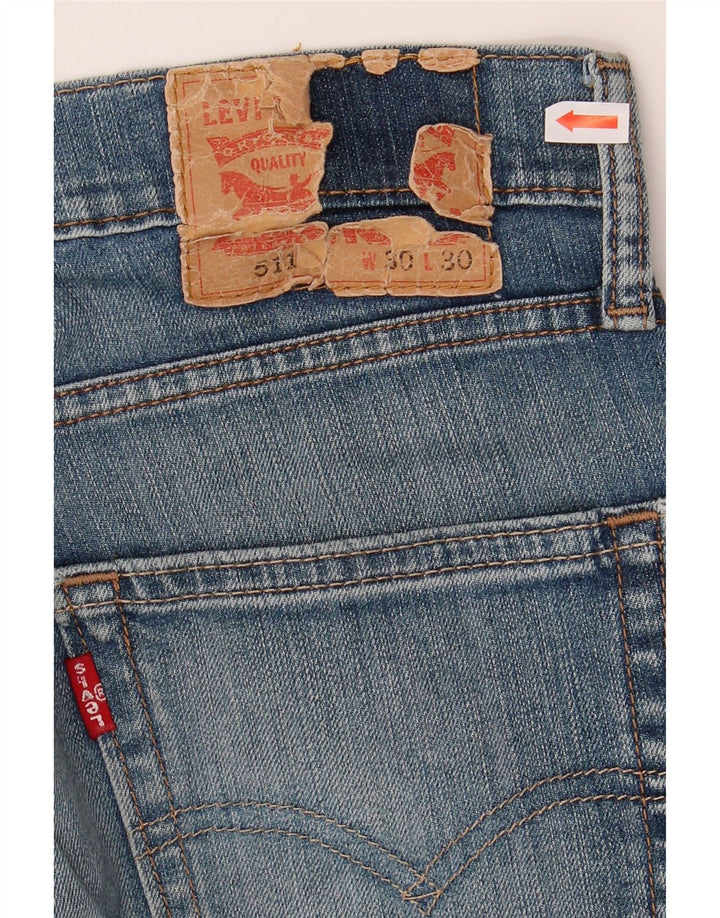 LEVI'S Mens 511 Slim Jeans W30 L30 Blue Vintage Levi's and Second-Hand Levi's from Messina Hembry 