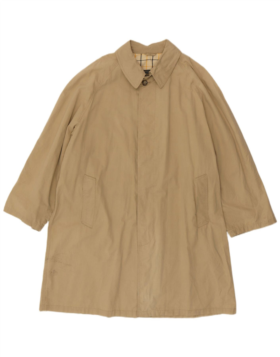 BOOGIE Herrenmantel IT 50 Large Beige Baumwolle