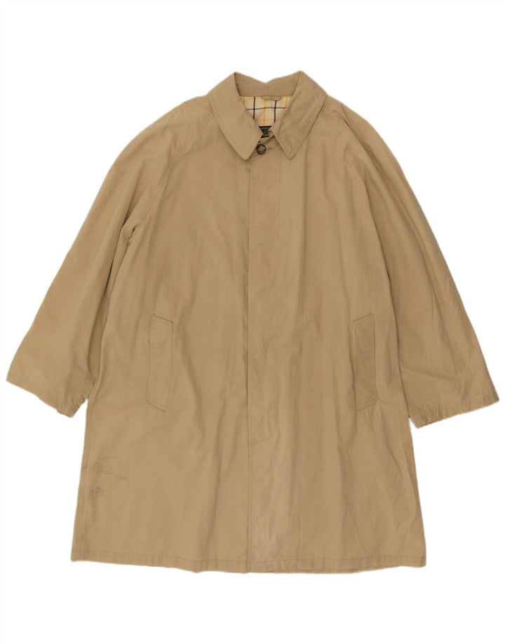 BOOGIE Herrenmantel IT 50 Large Beige Baumwolle