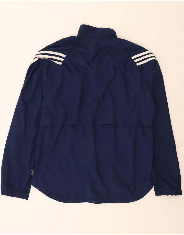 ADIDAS Mens Climashell Rain Jacket UK 40 Large Navy Blue Polyester Vintage Adidas and Second-Hand Adidas from Messina Hembry 