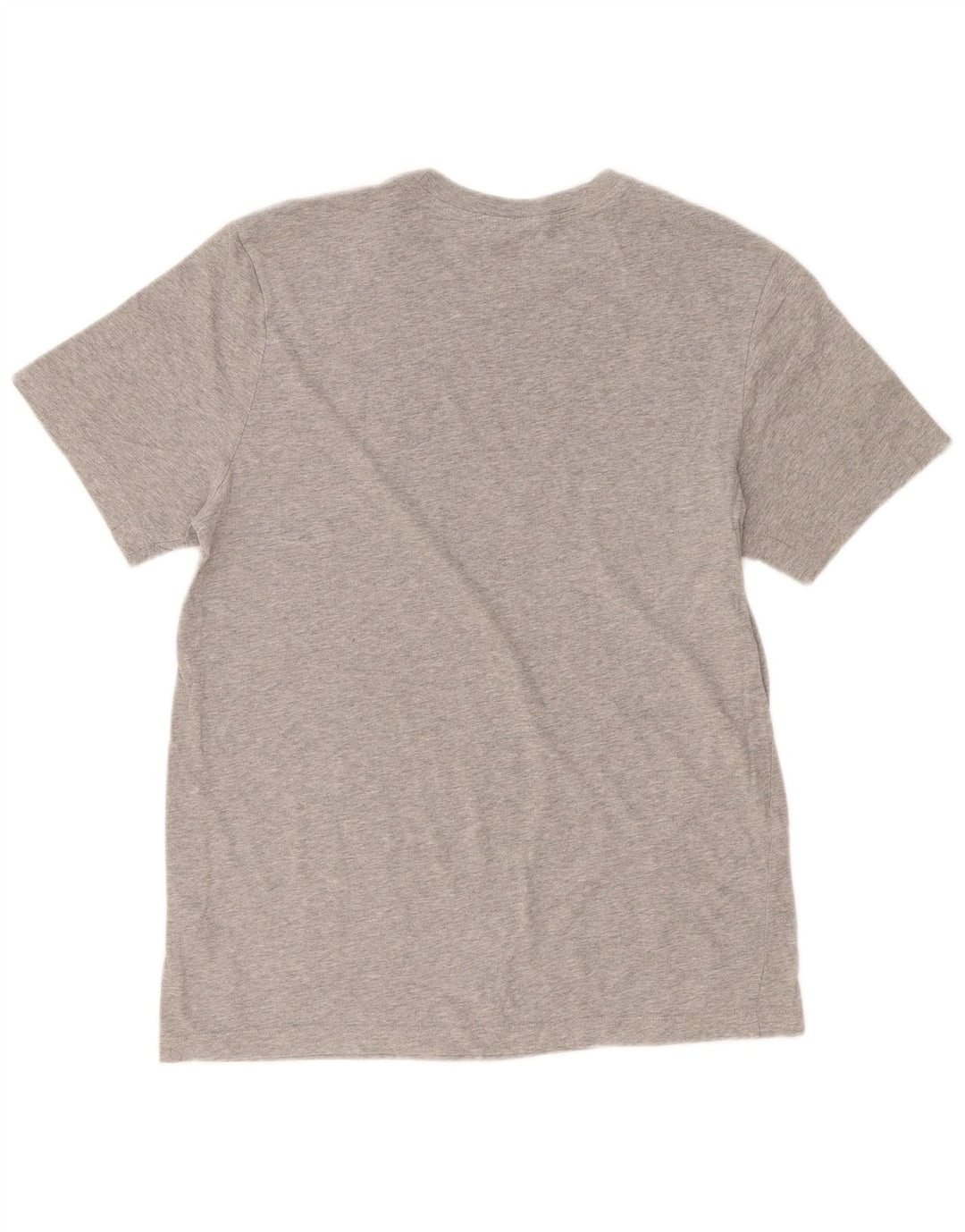 Nike Herren The Tee T-Shirt-Oberteil aus mittelgrauer Baumwolle
