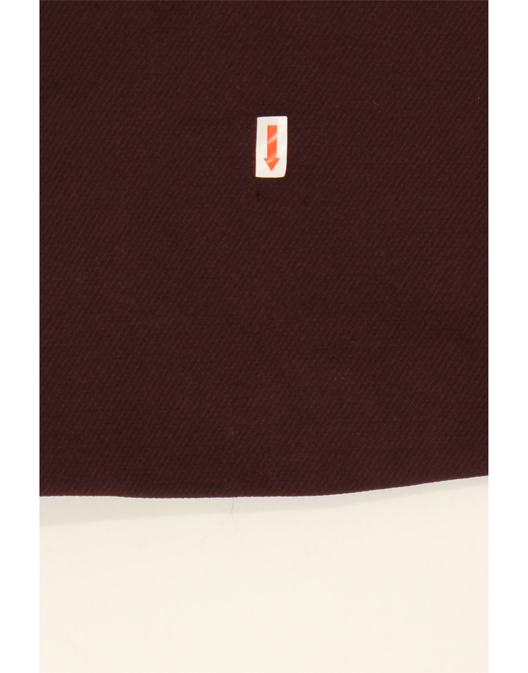 ZARA Damen Offene Weste UK 10 Small Kastanienbraunes Polyester