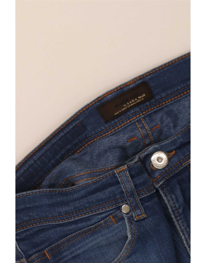 Zara Herren Slim Jeans EU 40 Mittel W31 L31 Blau
