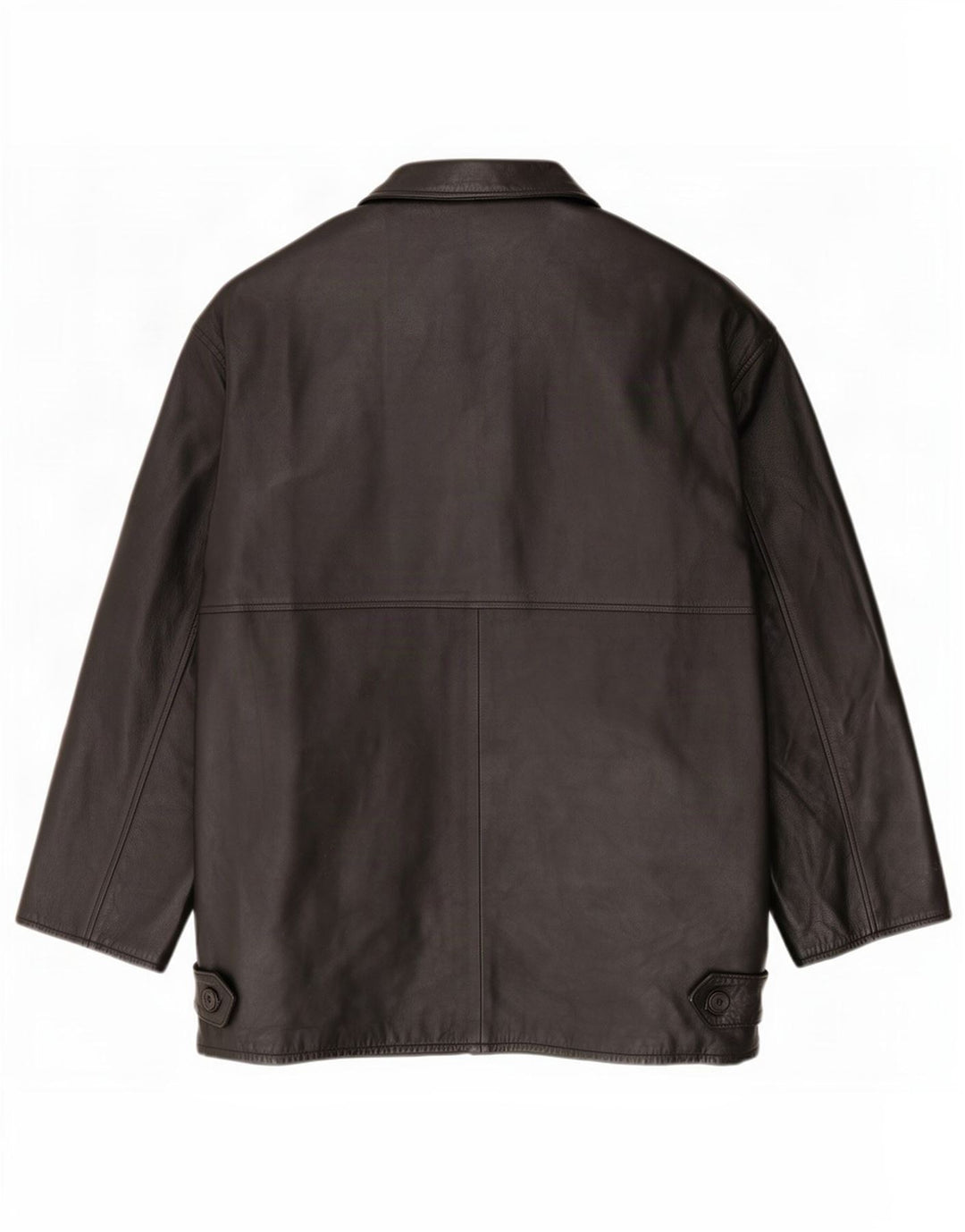 Vintage Herren Lederjacke IT 52 XL Schwarz