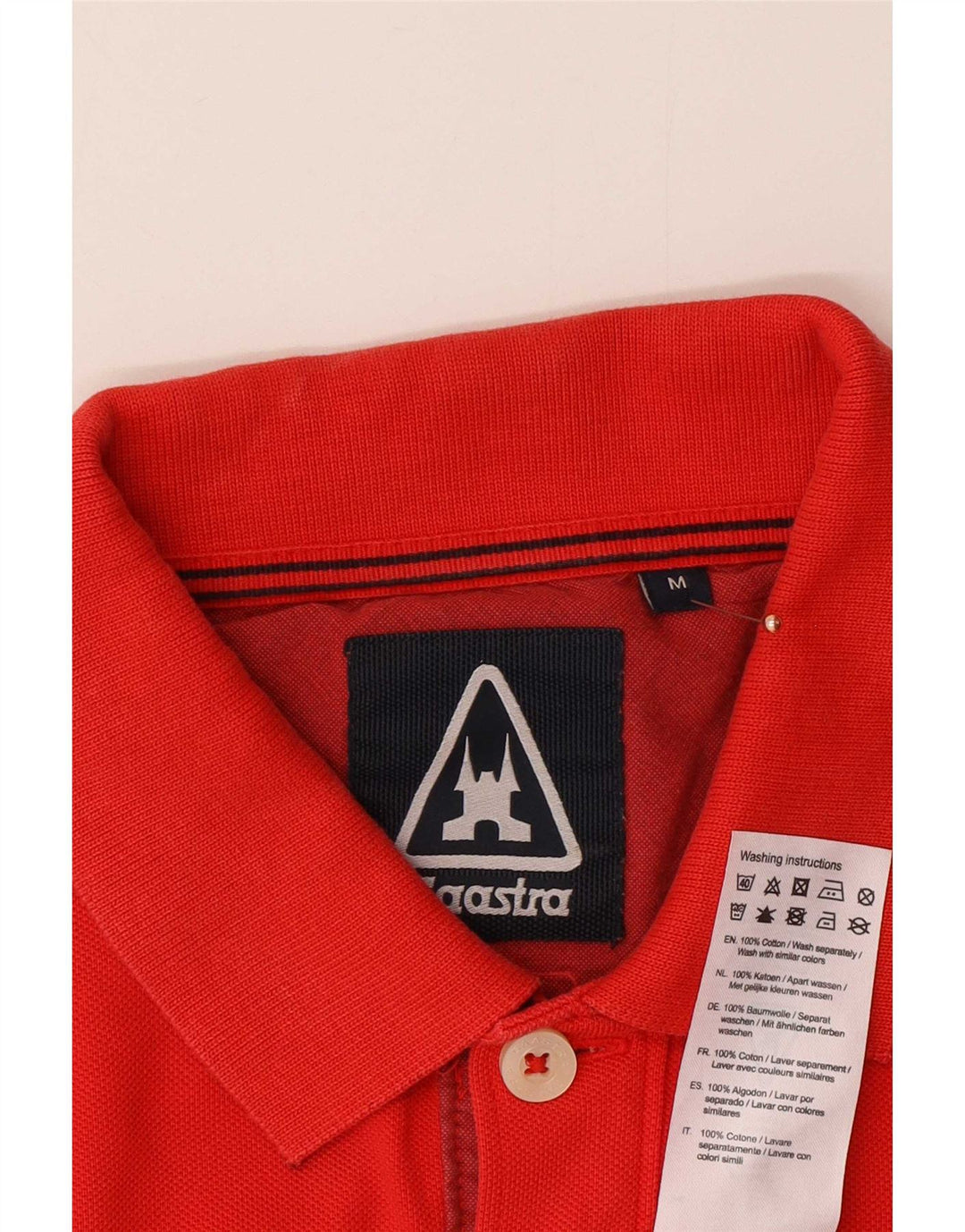 Gaastra Herren-Poloshirt aus mittelroter Baumwolle