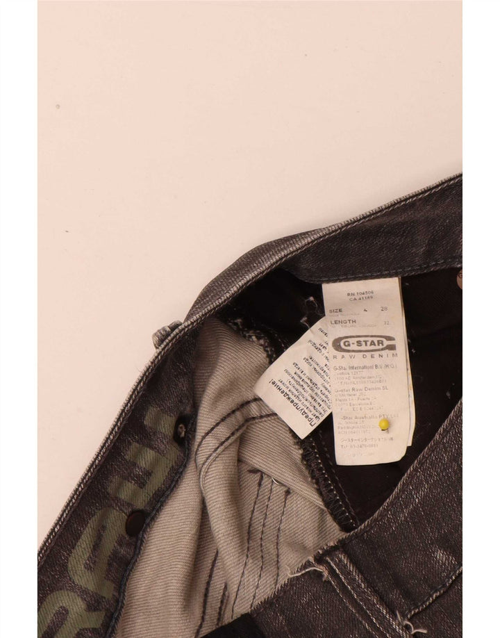 G-Star Damen Slim Jeans W28 L32 Graue Baumwolle