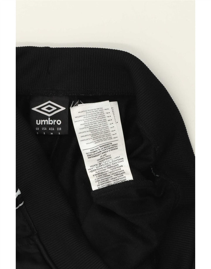 Umbro Herren-Trainingsanzug mit Grafik, Jogginghose, Größe S, Schwarz, Polyester