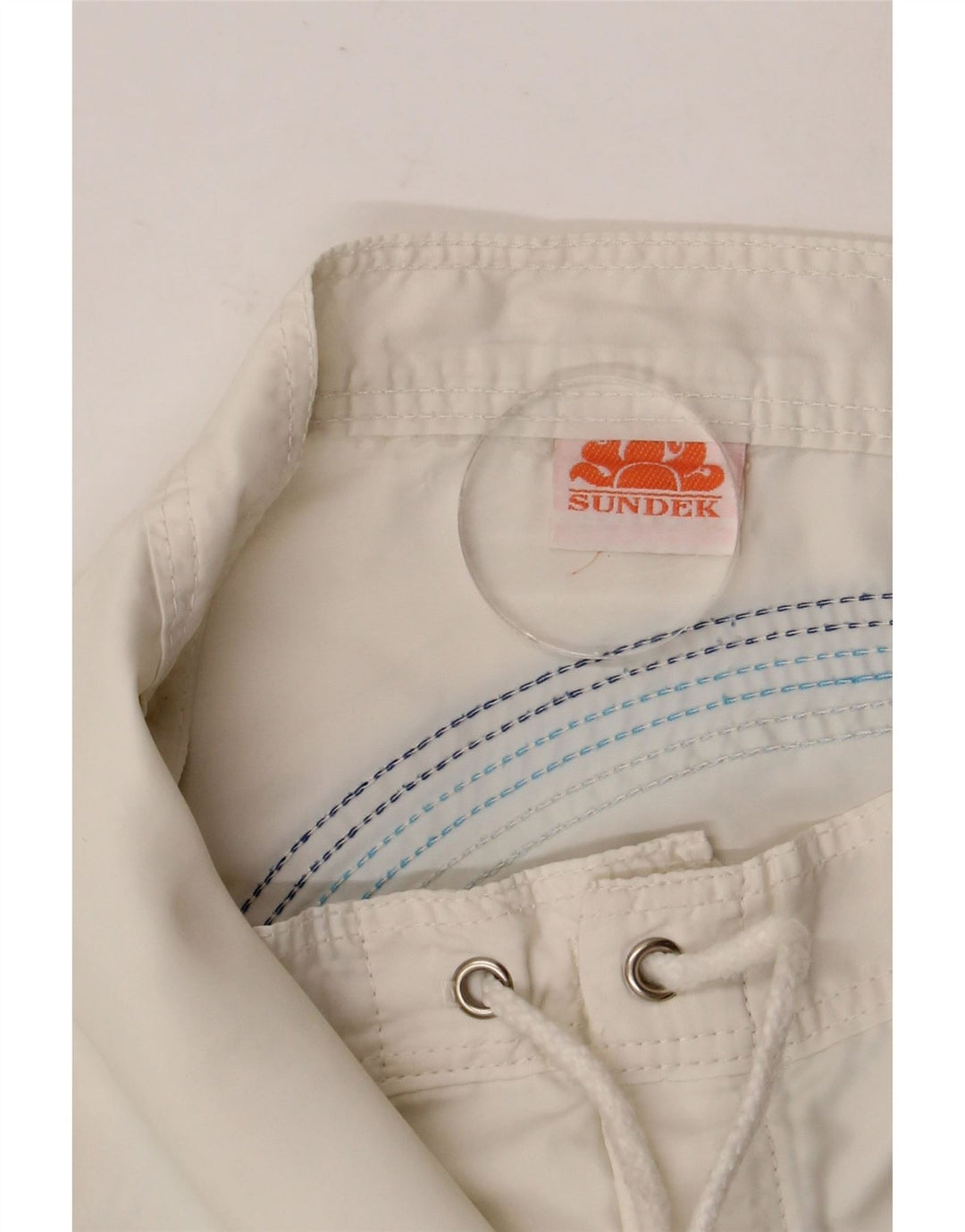Sundek Herren-Badeshorts, mittelgroß, Weiß