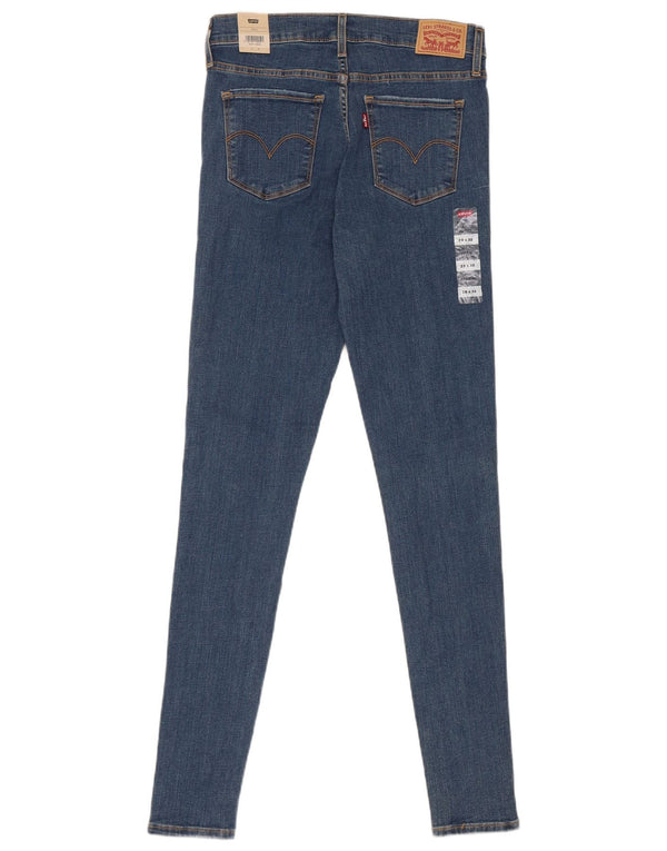 Levi's Damen 310 Shaping Super Skinny Jeans W28 L32 Blaue Baumwolle