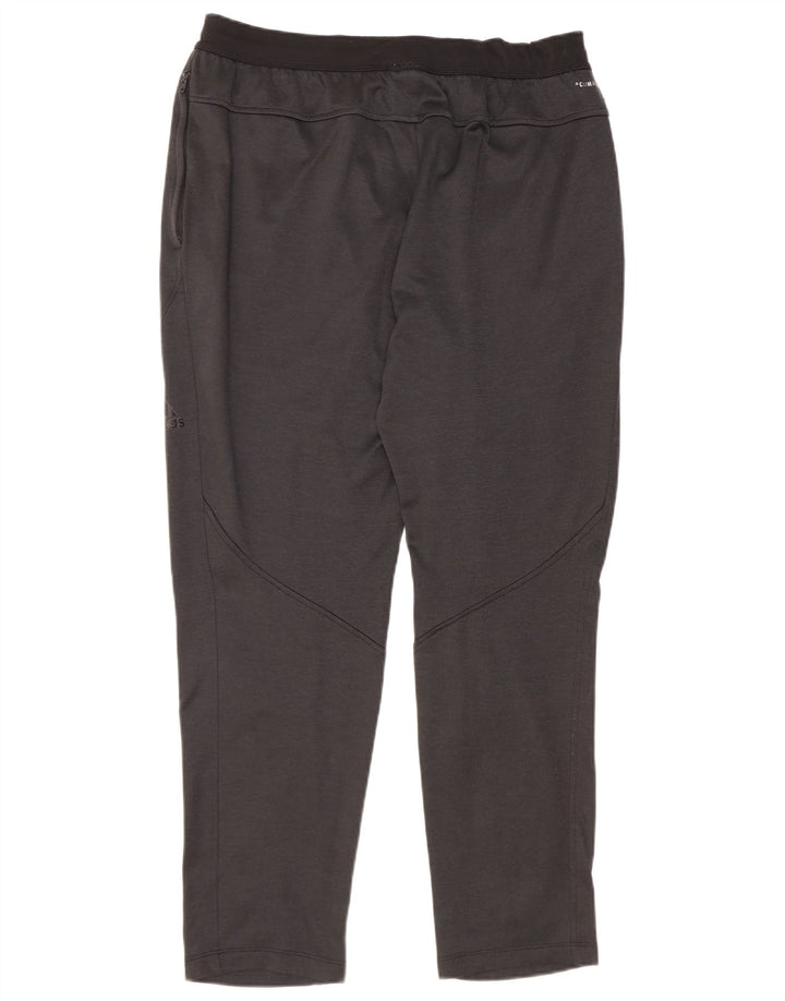 Adidas Herren Climawarm Trainingshose, groß, aus schwarzem Polyester