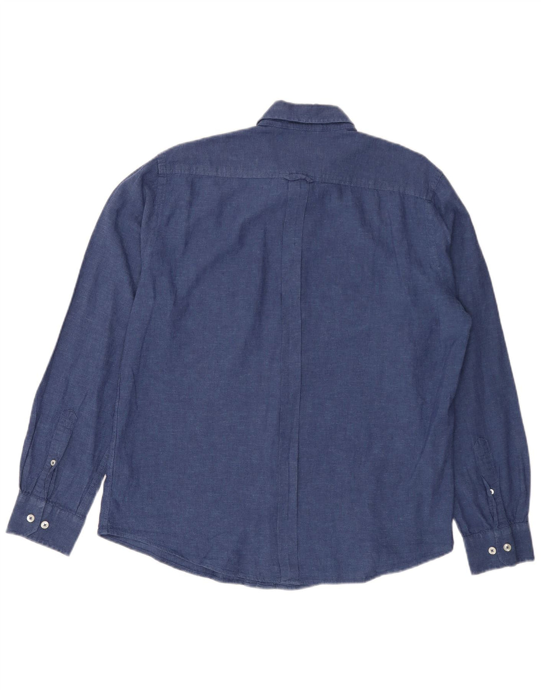 BEN SHERMAN Herrenhemd Medium Marineblau Leinen
