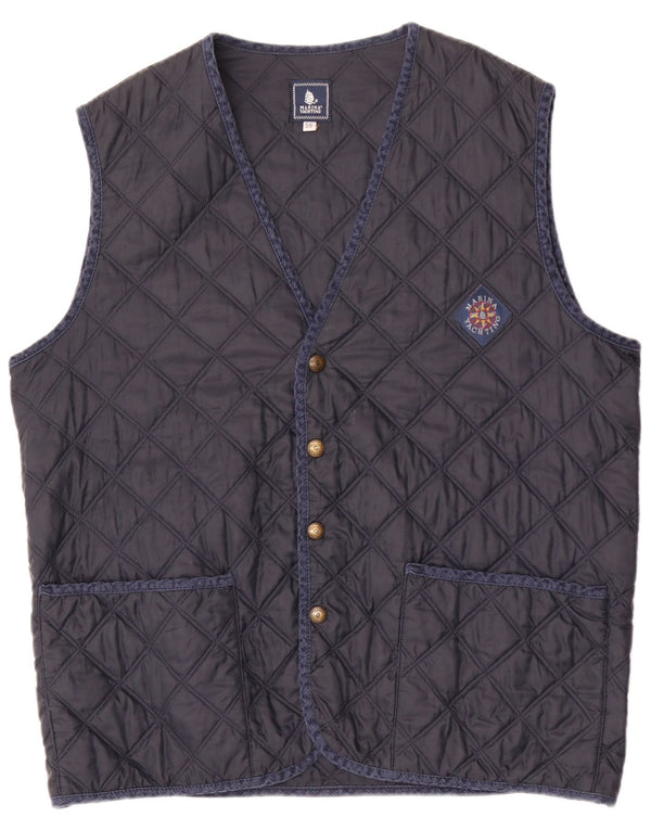 Marina Yachting Herren Steppweste IT 56 3XL Marineblau Polyamid