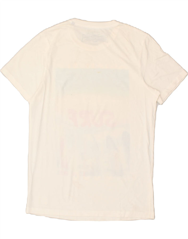 JACK & JONES Mens Graphic T-Shirt Top Small White | Vintage Jack & Jones | Thrift | Second-Hand Jack & Jones | Used Clothing | Messina Hembry 