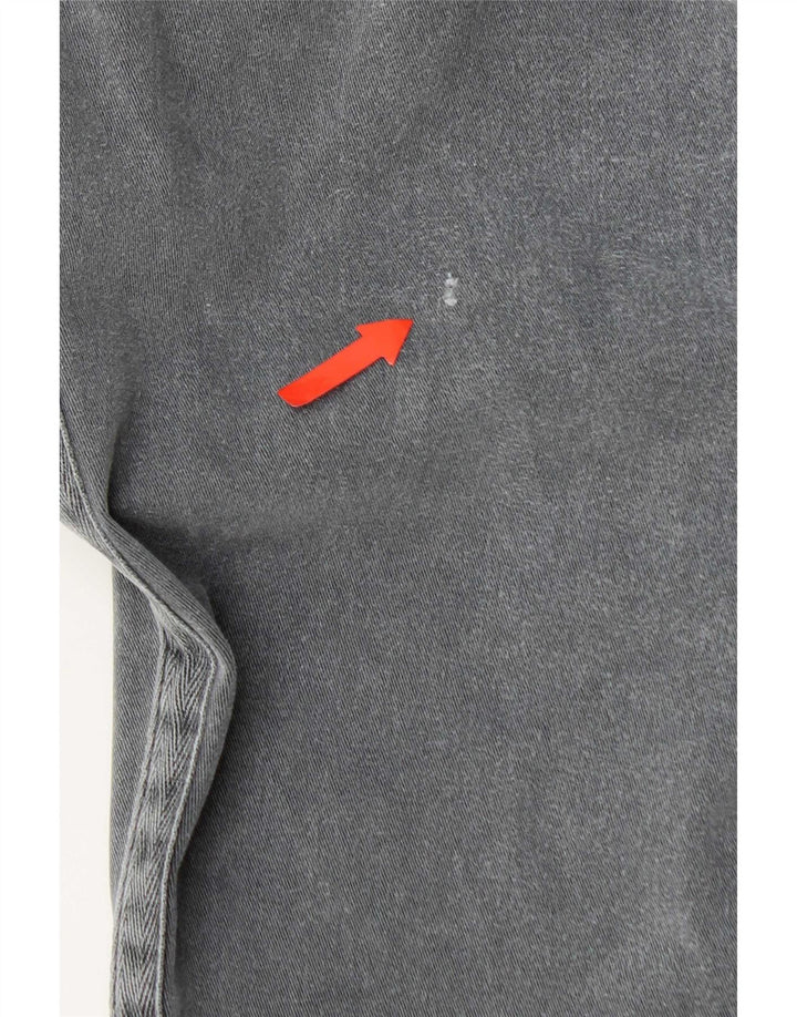 Gap gerade Chino-Hose für Damen, US 8, mittelgroß, W30, L27, graue Baumwolle