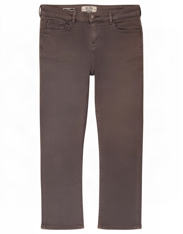 Fat Face Damen-Cropped-Jeans, UK-Größe 8, Größe S, W30, L23, Grau, Baumwolle