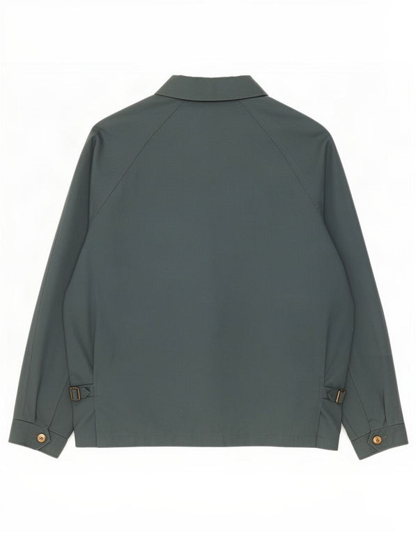 Marks & Spencer Herren St. Michael Bomberjacke UK 42 XL Grüne Baumwolle
