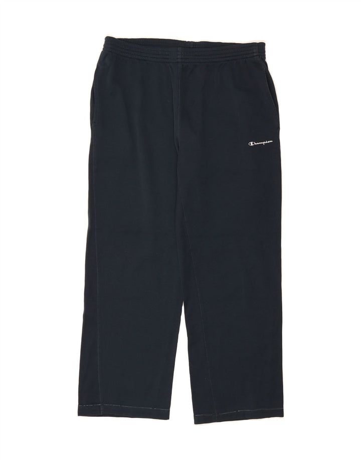 CHAMPION Mens Tracksuit Trousers Large  Blue Cotton Vintage Champion and Second-Hand Champion from Messina Hembry 