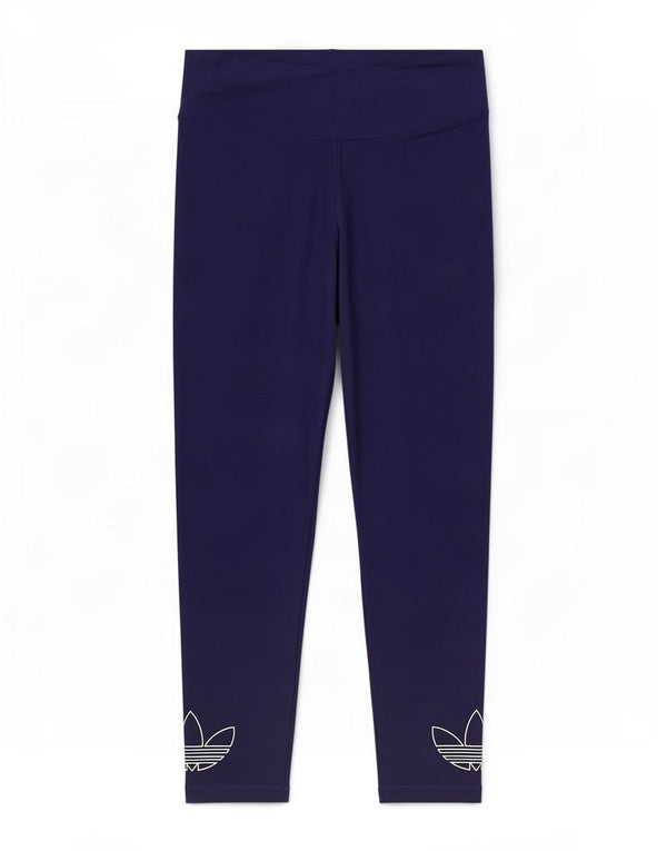 Adidas Damen Graphic Leggings UK 28/30 3XL Marineblau Baumwolle