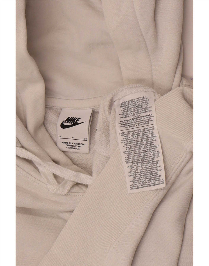 Nike Herren Kapuzenpullover, Größe S, weiße Baumwolle