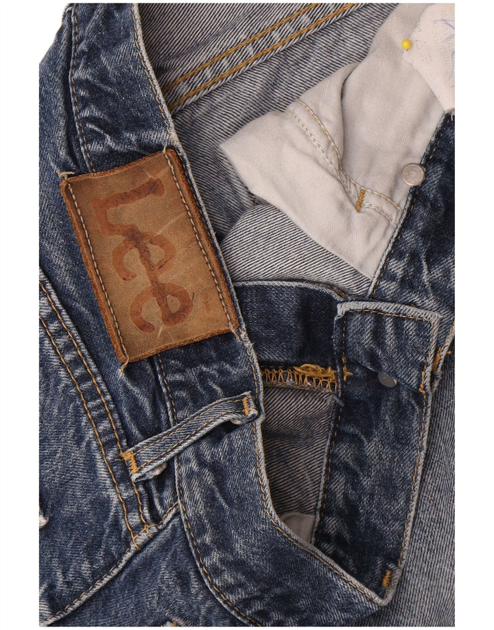 Lee Herren Straight Jeans W33 L32 Blaue Baumwolle