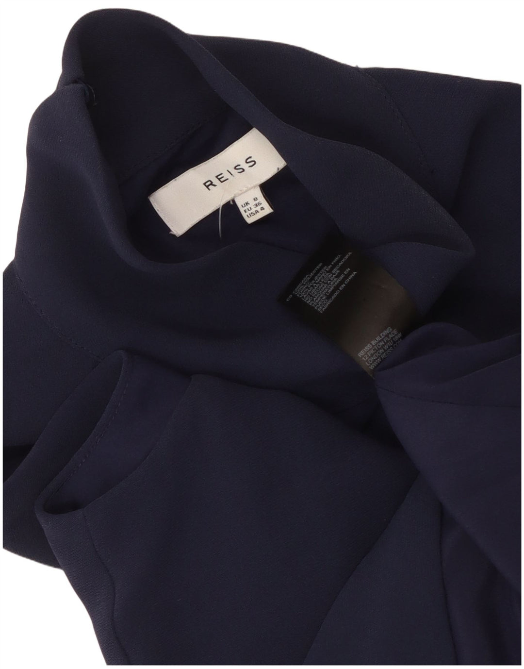 Ärmelloser Damen-Playsuit von Reiss, Größe S, Marineblau, Polyester