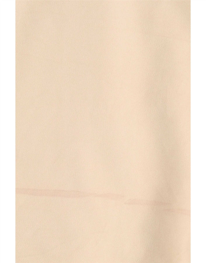 Zara Damen Etuikleid UK 16 Large Beige Geometrisch Polyester