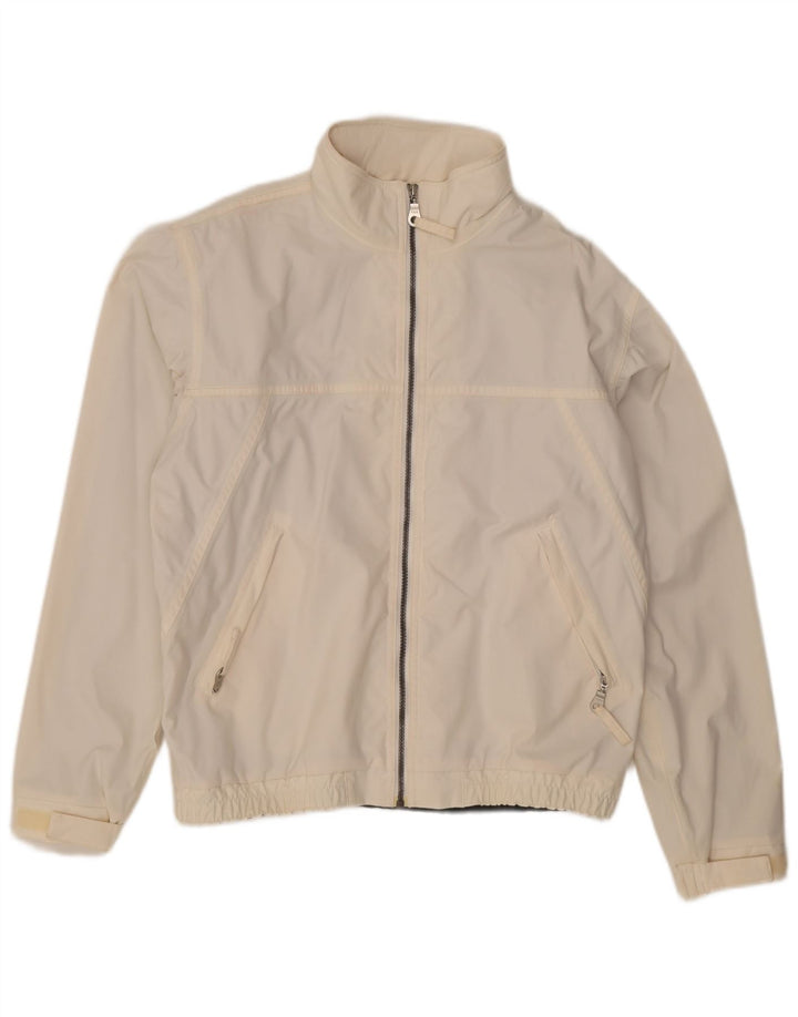 Murphy & Nye Herren Regenjacke UK 40 Large Weiß Polyamid