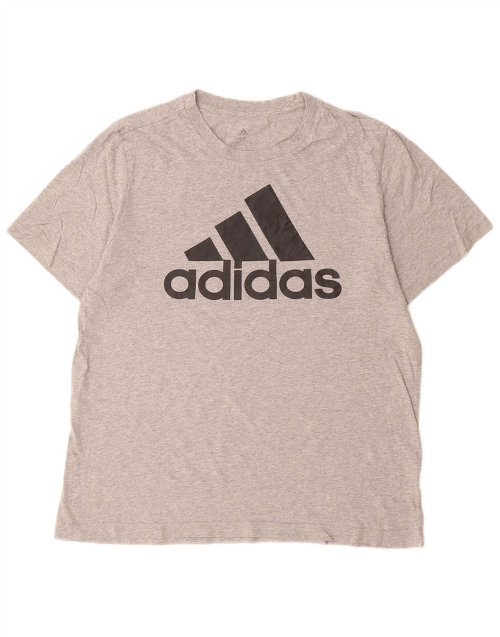 Adidas Herren Graphic T-Shirt Top Mittelgrau
