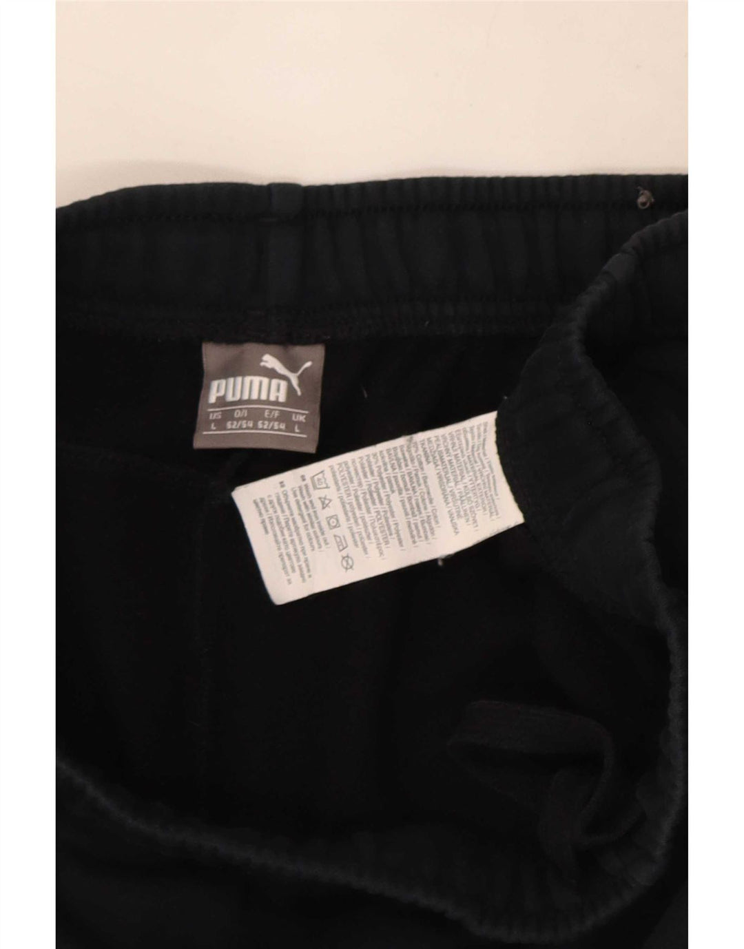 Puma Herren-Trainingshose, Jogginghose, Größe L, Schwarz, Baumwolle