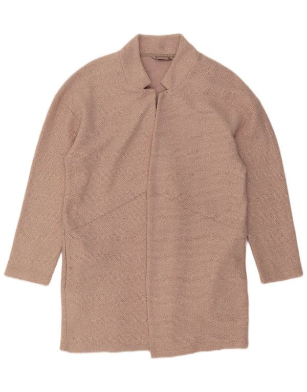 Marks & Spencer Offener Damenmantel UK 14 Large Pink Polyester