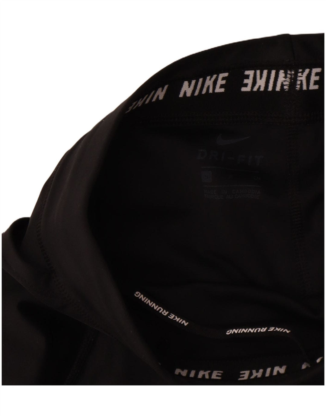 Nike Damen Dri Fit Leggings UK 10 Small Schwarz