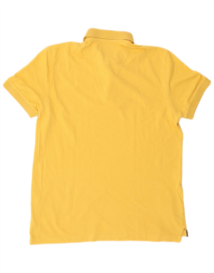 Massimo Dutti Herren-Poloshirt, groß, Gelb