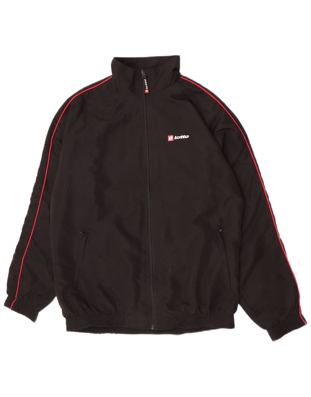 Lotto Herren-Trainingsanzug, Top-Jacke, XL, Schwarz, Polyester, Sport