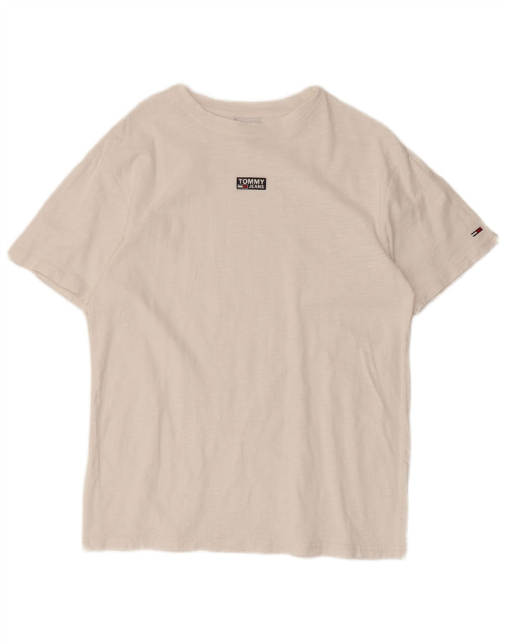 Tommy Hilfiger Herren T-Shirt Top Small Weiß