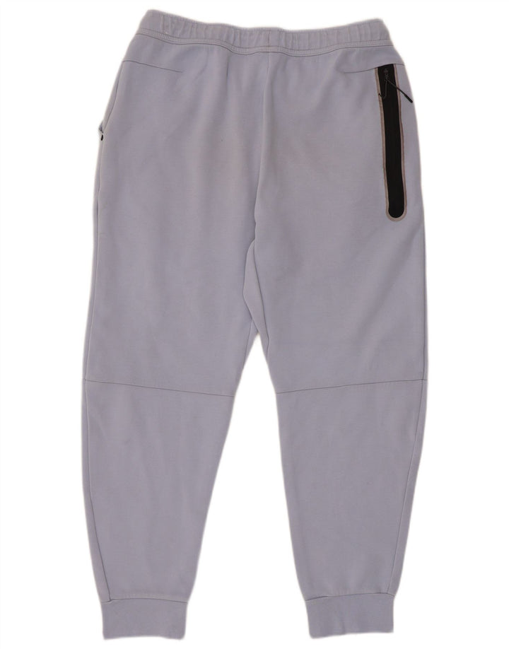 Nike Herren-Trainingshose, Jogginghose, Größe L, Blau, Baumwolle