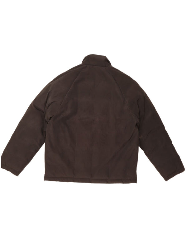 Oasis Herren Wattierte Jacke UK 38 Medium Schwarz Nylon