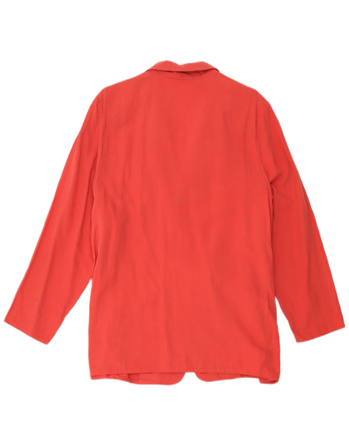 Marks & Spencer Damen-Blazer mit Standard-Passform und 3 Knöpfen, UK 20, 2XL, Rot