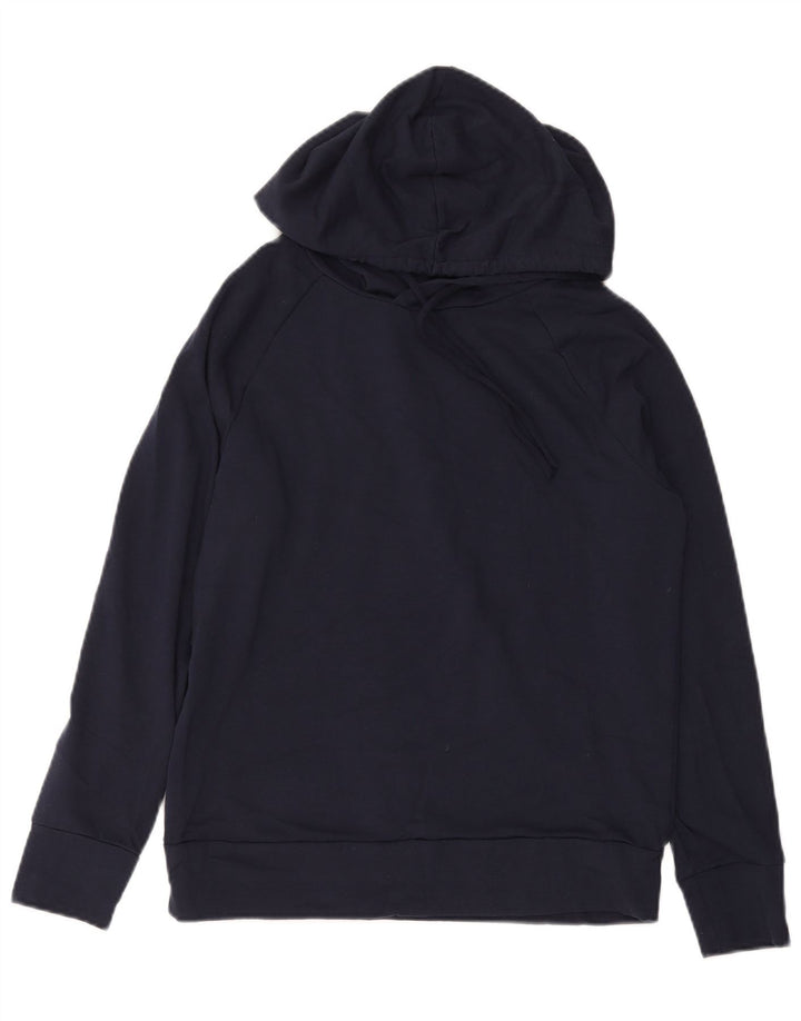 EDDIE BAUER Damen Kapuzenpullover UK 10 Small Marineblau Polyester